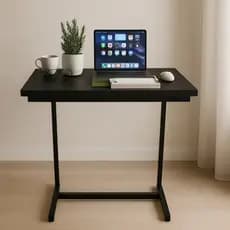 Mesa Estilo Industrial para Notebook – Ideal para Home Office – Cor Preta