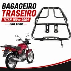 Bagageiro Traseiro Pro Tork CG TITAN 150CC 2004 Preto