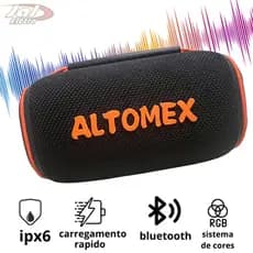 Caixa De Som Bluetooth Alto Falante Duplo Resistente à água 30W iluminação rgb