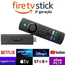 Amazon Fire Tv Stick 3°geração com Alexa  Full HD 1080p 8gb Original