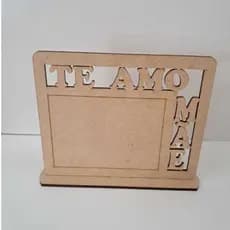 Kit com 10 unidas de porta retrato para foto 9x7 cm Mãe Te Amo / Dia das Mães