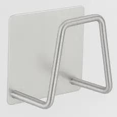 KIT 4 Gancho Suporte Porta Esponja Aço Inox Adesivo para Pia Parece Cozinha Premium