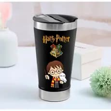 Copo Térmico Personalizado Harry Potter com abridor de garrafa