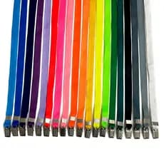 30 Cordões Crachás e Cartões Com Presilha Jacaré - 12mm - Pronta Entrega!