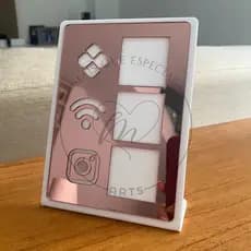 Placa Pix Display Mesa Balcão PIX Wifi Instagram Interativo