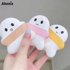 Ahania 3 Esponja De Maquiagem Almofada De Ar Para Base Pó Puffs Lavável Reutilizável Macio Pelúcia