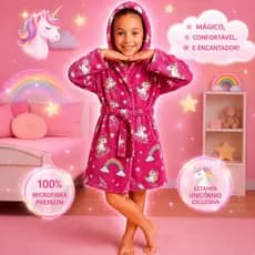 Roupão para o Frio Infantil Menina e Menino Mantinha, Conforto e Elegância