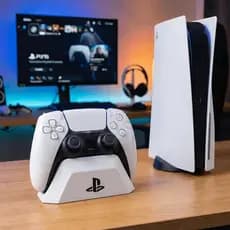 Suporte Gamer Controle PS5 | Base para Controle DualSense | Organizador Gamer de Mesa