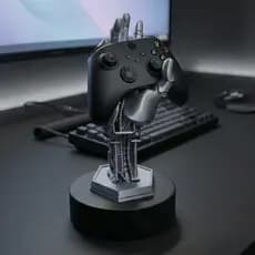 Suporte Gamer Universal Mão Robótica 3D | Organizador Premium para Xbox, PS e PC | Base Controle