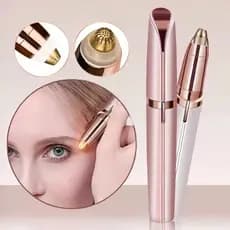 Caneta Depilador de Sobrancelha Rosto Facial Elétrico Recarregável USB Portátil Profissional