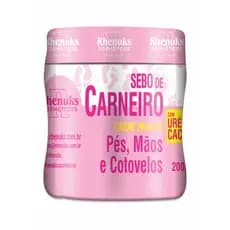 Creme Sebo De Carneiro Pés Mãos E Cotovelos 200g Rhenuks