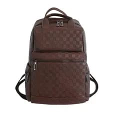 Bolsa De Ombro Masculina Tendência Lazer Mochila Grande Capacidade Computador Saco Viagem Mochilas De Couro Macio Do Plu