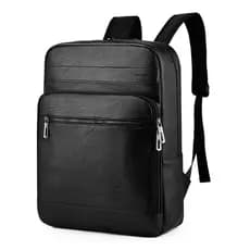 Mochila Masculina Retro Couro Do Plutônio Multifuncional Saco De Computador De Negócios Grande Capacidade Multi-Comparti