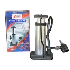 Bomba De Ar Pedal Alta Pressão Pneu Bola Bicicleta Moto Envio Lmediato