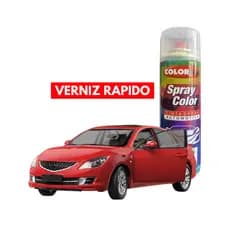 Verniz Spray Automotivo 300ml Colorgin Carro Roda Limpeza Pintura Lixa Proteção Brilho Proteção