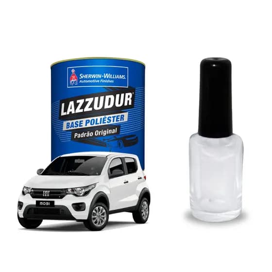 Tinta Automotiva Branco Banchisa Carro Fiat 04049 10Ml Sherwin Williams Alta Cobertura Acabamento