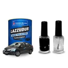 Kit Tinta Preto Cadilac 00901 10ml e Verniz Rápido 10ml Automotivo Sherwin Williams Brilhante