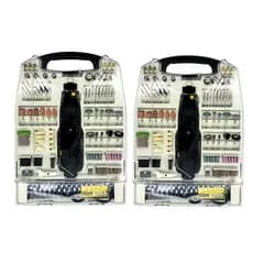 Kit 2 Micro Retifica Profissional 266 Acessórios 110v Ferramentas Ipiranga