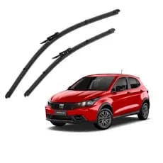 Par Palhetas Limpador Parabrisa Silicone Chuva Fiat Argo e Cronos 2017 a 2024