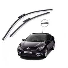 Par Palhetas Limpador De Parabrisa Silicone Chuva Fluence 2011 A 2015