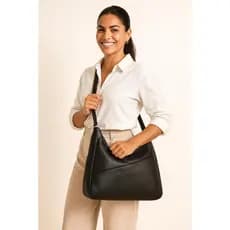 Bolsa Transversal e Ombro Feminina Dia Dos Namorados Com Divisorias Estilo Carteiro Saco Couro Moderna  Alça Regulagem