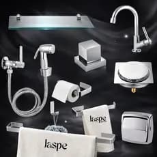 Kit Completo Para Banheiro  10 e 11 Peças Cromado PORTA TOALHAS SHAMPOO PAPEL ACABAMENTOS BANHEIRO