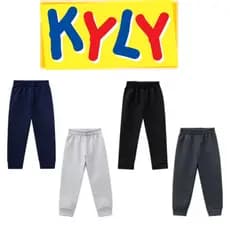 Calça de Moletom Infantil Kyly Punho Quentinha Conforto Tamanho 1 a 16