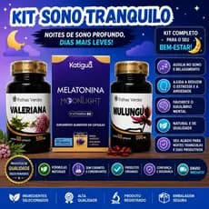 KIT SONO TRANQUILO-  Melatonina Moonlight + Vitamina B6, Valeriana e Mulungu