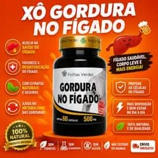 Fígado 60 cápsulas 500mg Folhas verdes - Envio Imediato