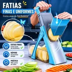 Fatiador Ralador Cortador De Legumes 5 Funções Multifunctional Vegetable Cutter Slicer Fast Potato Chopper