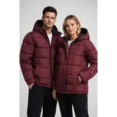 Jaqueta Puffer Feminina /masculina Bobojaco Com Capuz Jaqueta Acolchoada Unissex com Capuz – Inverno