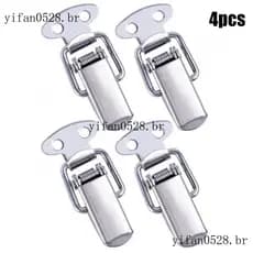 4PCS Mola De Aço Inoxidável Com Trava De Captura Para Fixação Segura Na Caixa E No Armário