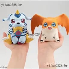 10cm Tailmon Agumon Digimon Action Figure boneco Gabumon Tunomon Gomamon
