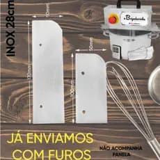 Kit Raspadores A Brigadeirinha 8,4 Litros 28 Cm Panela Inox