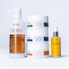 Cronograma Capilar Goyaz I Shampoo + 3 Máscaras e Óleo Reparador de Brinde  | Tratamento Completo