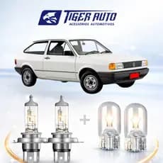 Lâmpada farol BAIXO / ALTO + LANTERNA par GOL G1 1980 ATÉ 1995