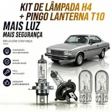 Lampada farol BAIXO / ALTO + LANTERNA GM Opala/Caravan - 1981 até 1992
