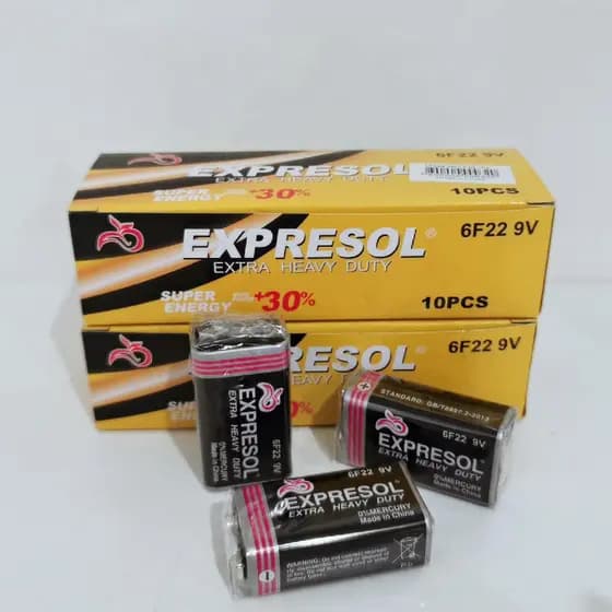 Bateria seca 9V 6F22, bateria seca especial para controle remoto de brinquedo