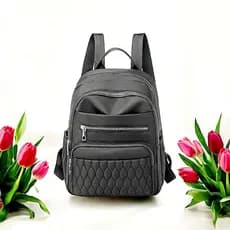 Bolsa de Nylon Impermeável  Moda Feminina Bolsa de Ombro Simples Bolsa Casual Bolsa Com Pingente