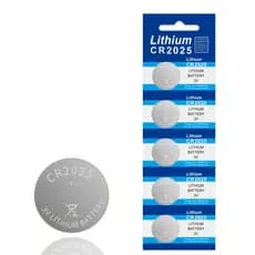 Baterias Pilha Botão Moeda CR2032 1 Cartela/Blister com 5 Elgin