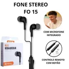 Fone de Ouvido Com Microfone Resistente