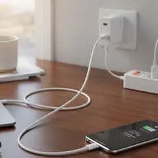Mega Carregador  Ultra Rápido 120W  Com Cabo Usb/Usb-C Para Modelos Xiaomi e demais Aparelhos Android e Ios
