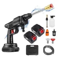 Pistola Lavadora De Alta Pressão C/ 2 Baterias Recarregável 48V 2 Bateria (3061)