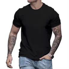 Camiseta Masculina Lisa Confortável 100% Algodão Premium Promoção Envio Imediato