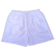Short branco liso plus size tactel adulto masculino de elástico