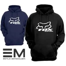 Blusa moletom Fox Racing Moto casaco canguru com bolso e capuz masculino e feminino.