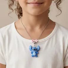 Lilo & Stitch Corrente Aço Inoxidavel Stitch Azul  (My Closet)