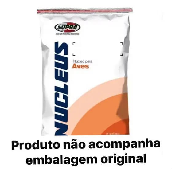 Núcleo/Nucleus Postura/Poedeira Supra Para Galinha Botadeira A granel 500g, 1Kg, 2Kg, 3Kg