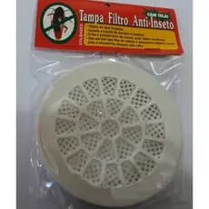 Ralo E Grelha Anti Inseto Com Tela 10cm D'Rose Para Banheiro Redondo Branco.Dengue,Cabelo,Ralos.