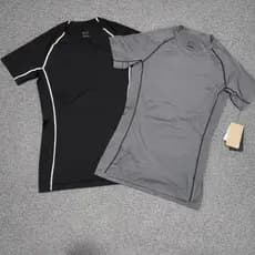 Blusa de Compressão Masculina Academia Corrida Treino Camisa de compressão Justa ao Corpo